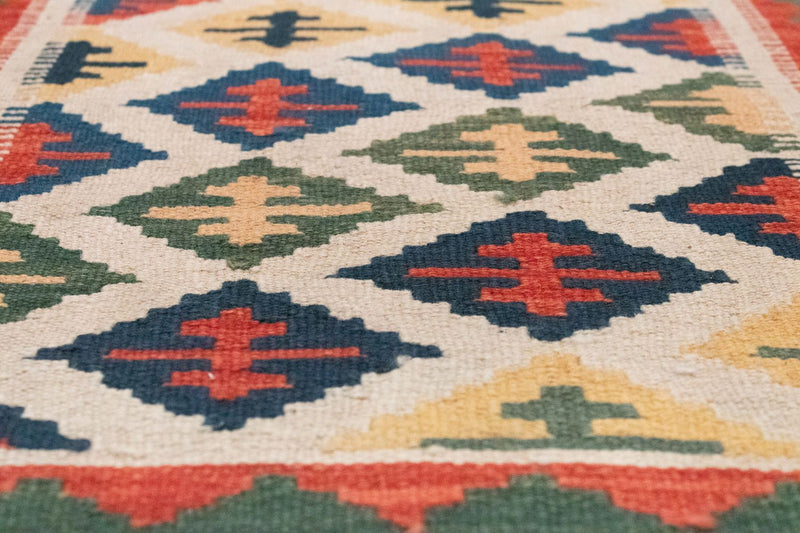 Tappeto corsia Tappeto Kelim - Orientale - 192 x 62 cm - beige