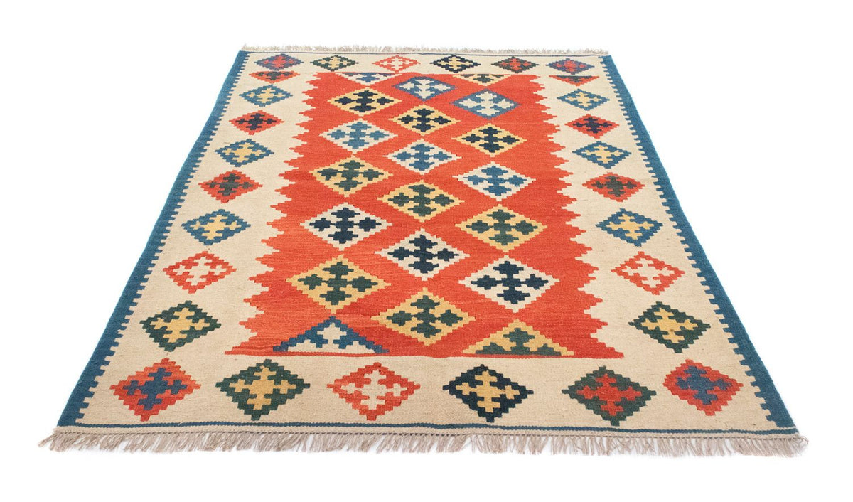 Tappeto Kelim - Orientale - 196 x 150 cm - arancione