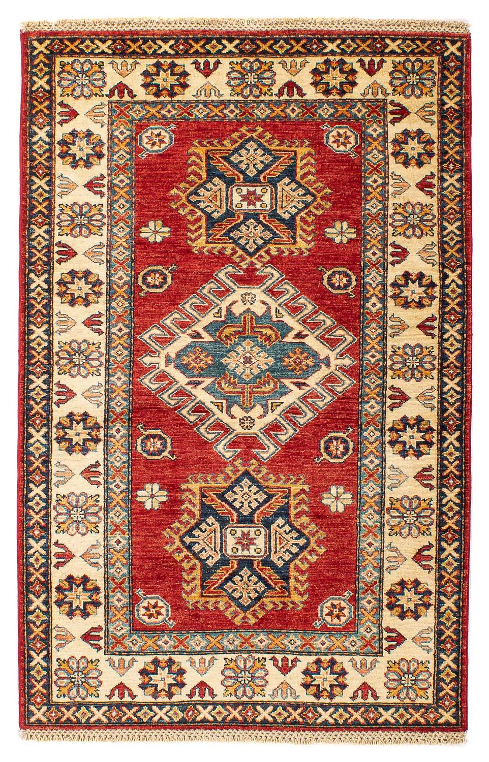 Tappeto Ziegler - Kazak - 152 x 101 cm - rosso scuro