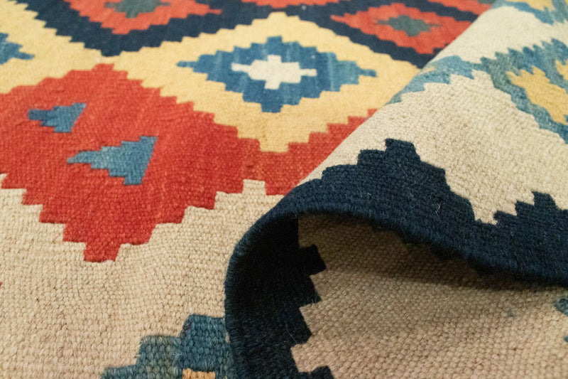 Tappeto Kelim - Orientale - 205 x 155 cm - arancione