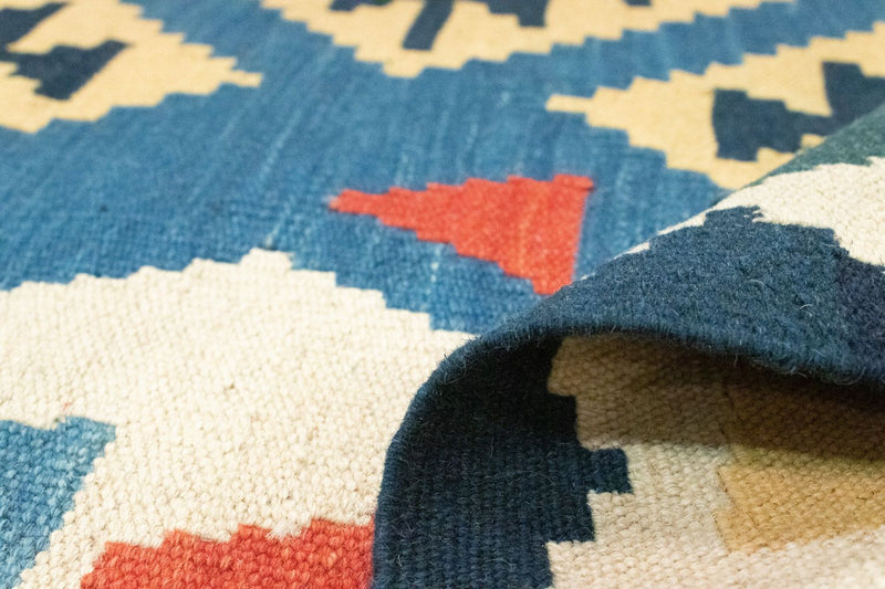 Tappeto Kelim - Orientale - 205 x 156 cm - blu