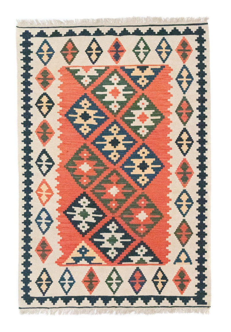 Tappeto Kelim - Orientale - 185 x 122 cm - arancione