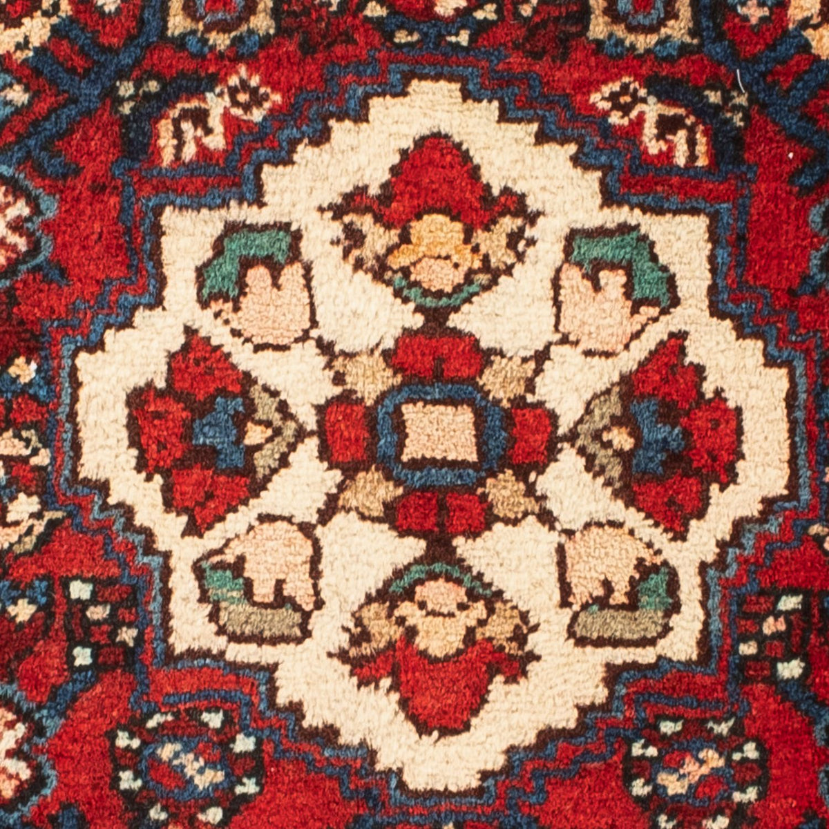 Tappeto Persero - Nomade - 81 x 60 cm - rosso scuro