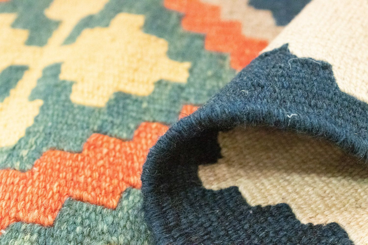 Tappeto Kelim - Orientale - 186 x 119 cm - arancione