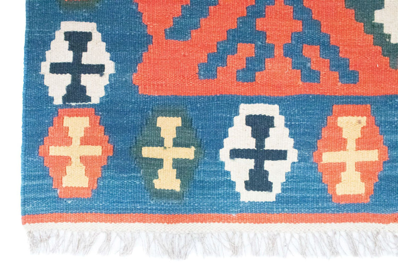 Tappeto Kelim - Orientale - 181 x 126 cm - arancione