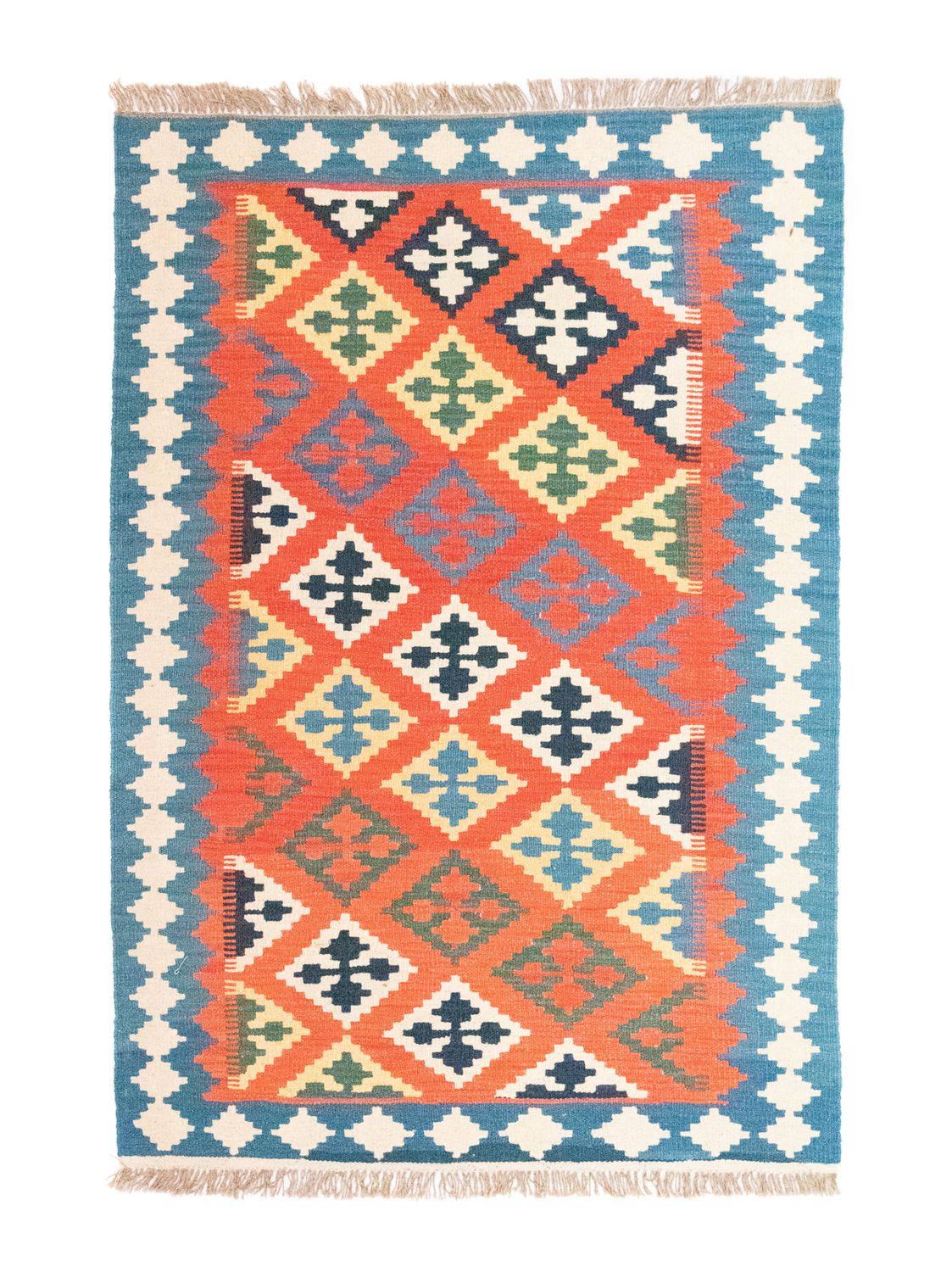 Tappeto Kelim - Orientale - 180 x 120 cm - arancione