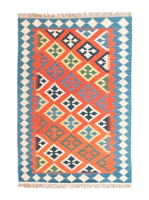 Tappeto Kelim - Orientale - 180 x 120 cm - arancione