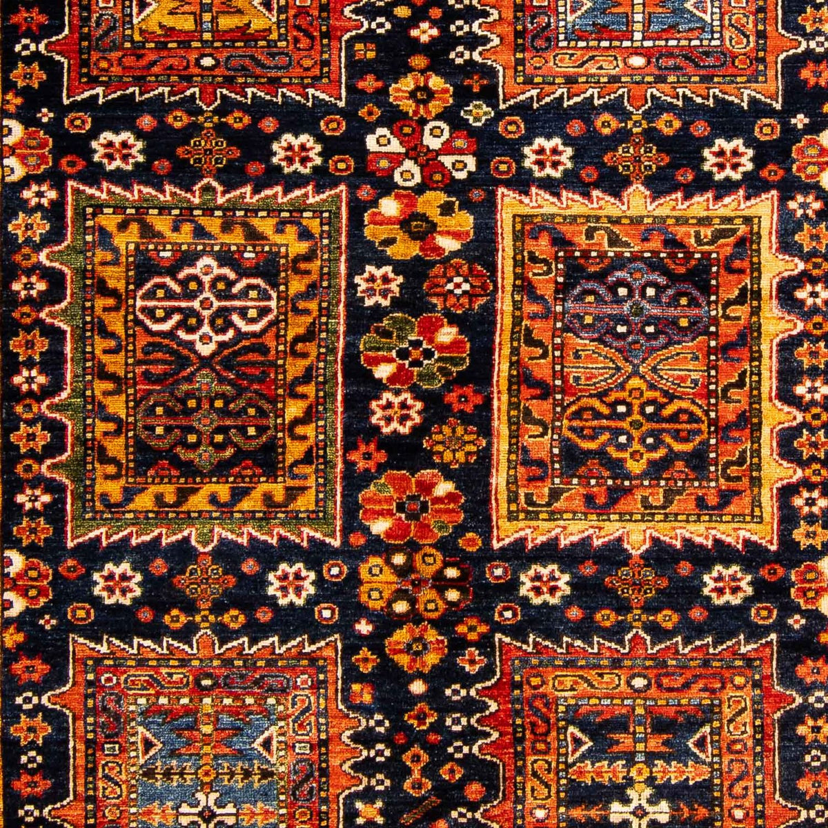 Tappeto afgano - 244 x 170 cm - blu scuro