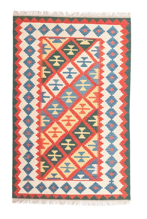 Tappeto Kelim - Orientale - 190 x 120 cm - arancione