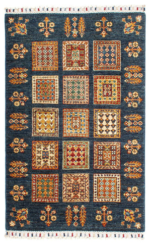 Tappeto Ziegler - Bakhtiari - 123 x 83 cm - blu scuro