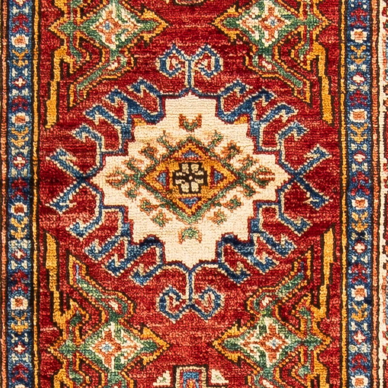 Tappeto corsia Tappeto Ziegler - Kazak - 178 x 60 cm - rosso scuro