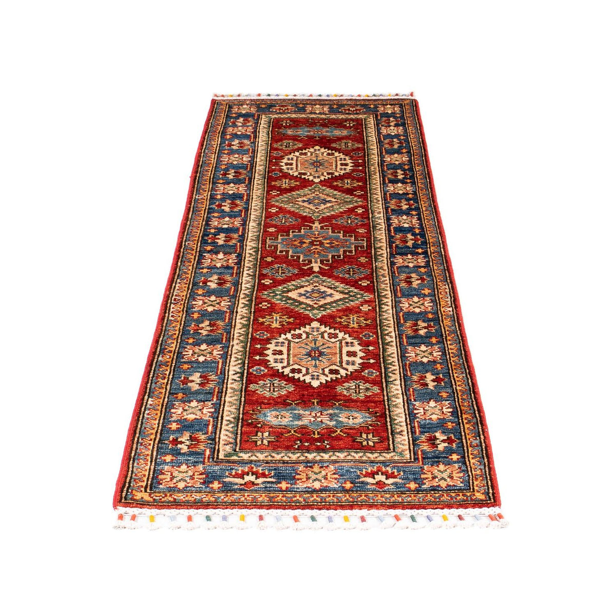 Tappeto corsia Tappeto Ziegler - Kazak - 173 x 56 cm - rosso scuro