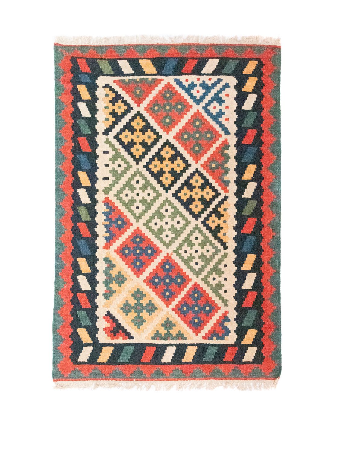 Tappeto Kelim - Orientale - 150 x 104 cm - arancione