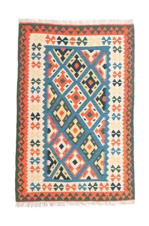 Tappeto Kelim - Orientale - 153 x 100 cm - blu