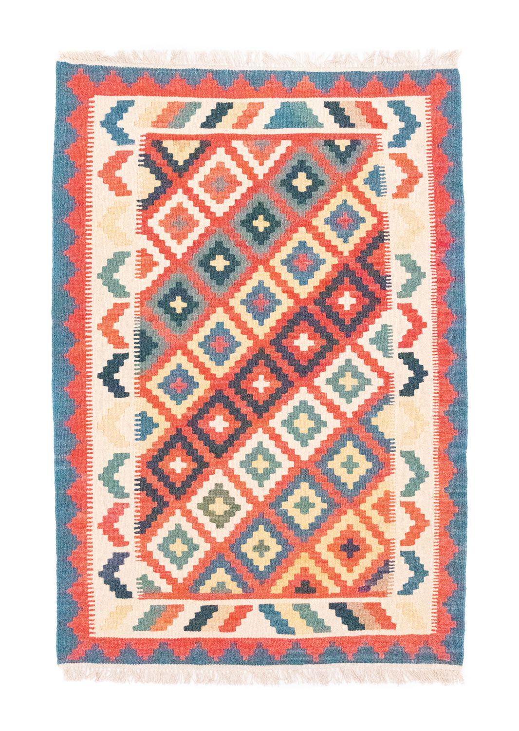 Tappeto Kelim - Orientale - 151 x 102 cm - blu