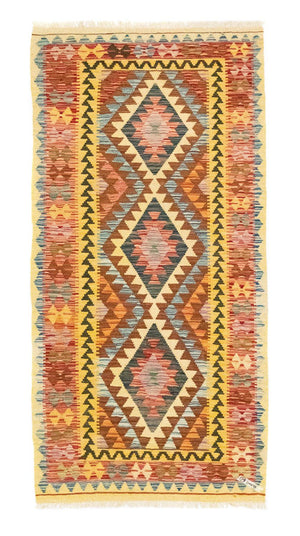 Tappeto corsia Tappeto Kelim - Orientale - 200 x 99 cm - multicolore