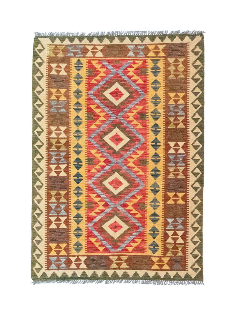 Tappeto Kelim - Orientale - 154 x 107 cm - verde