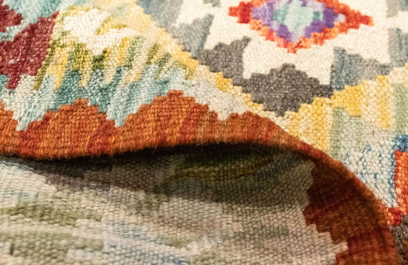 Tappeto Kelim - Orientale - 147 x 97 cm - arancione