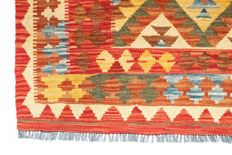 Tappeto corsia Tappeto Kelim - Orientale - 190 x 99 cm - rosso