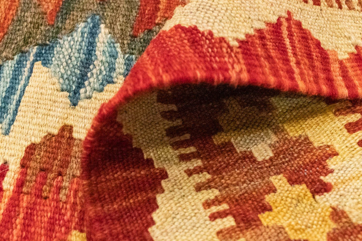 Tappeto corsia Tappeto Kelim - Orientale - 190 x 99 cm - rosso