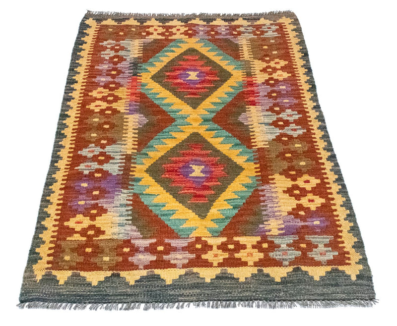 Tappeto Kelim - Orientale - 123 x 80 cm - marrone