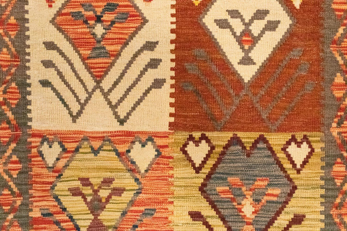 Tappeto Kelim - Orientale - 123 x 83 cm - arancione