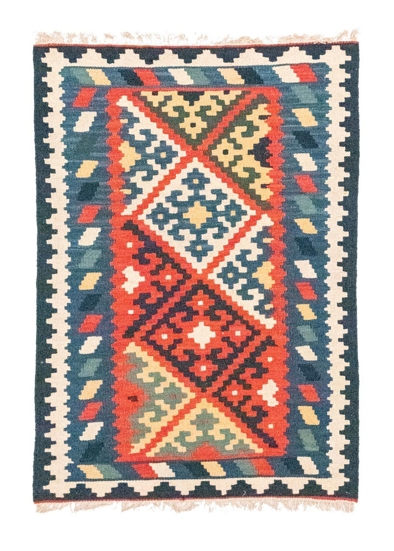 Tappeto Kelim - Orientale - 121 x 83 cm - blu