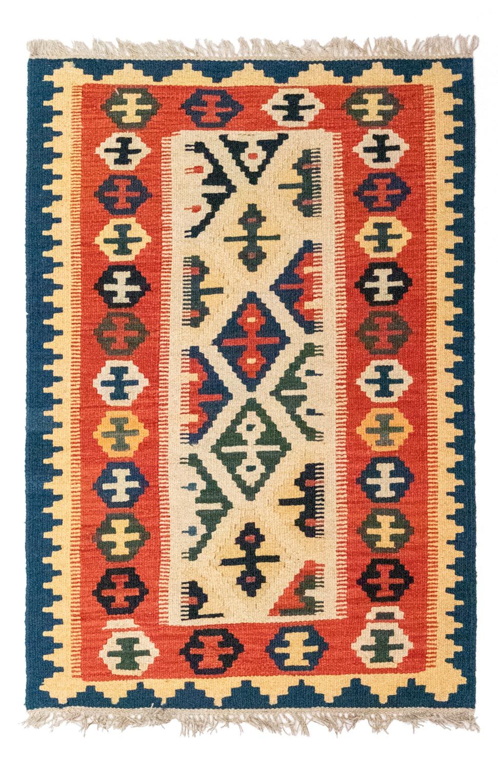 Tappeto Kelim - Orientale - 121 x 82 cm - beige