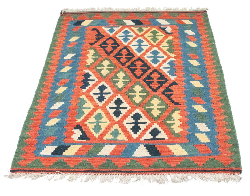 Tappeto Kelim - Orientale - 126 x 83 cm - arancione