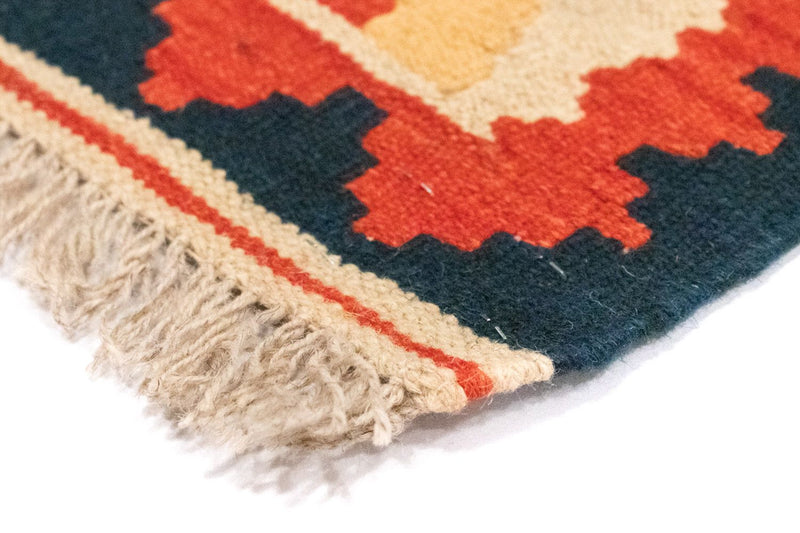 Tappeto Kelim - Orientale - 126 x 83 cm - blu