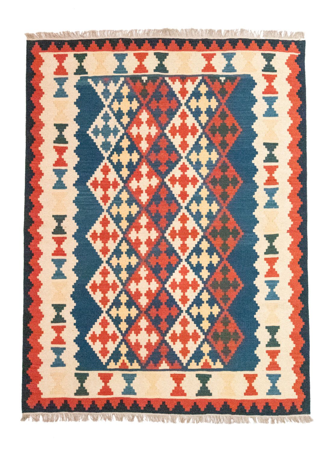 Tappeto Kelim - Orientale - 240 x 185 cm - blu