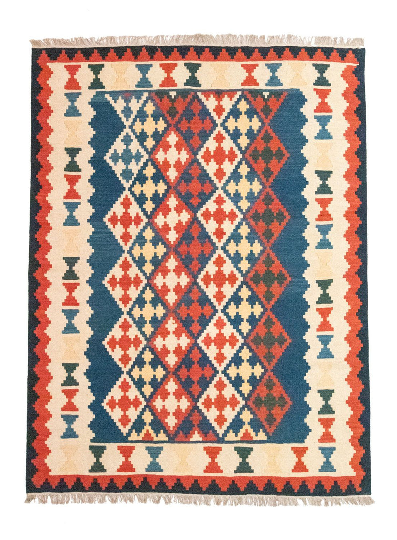 Tappeto Kelim - Orientale - 240 x 185 cm - blu