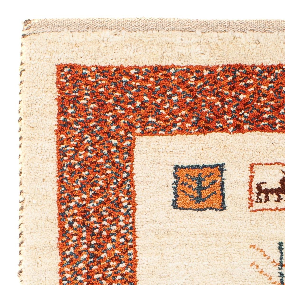 Tappeto Gabbeh - Persero - 102 x 57 cm - beige