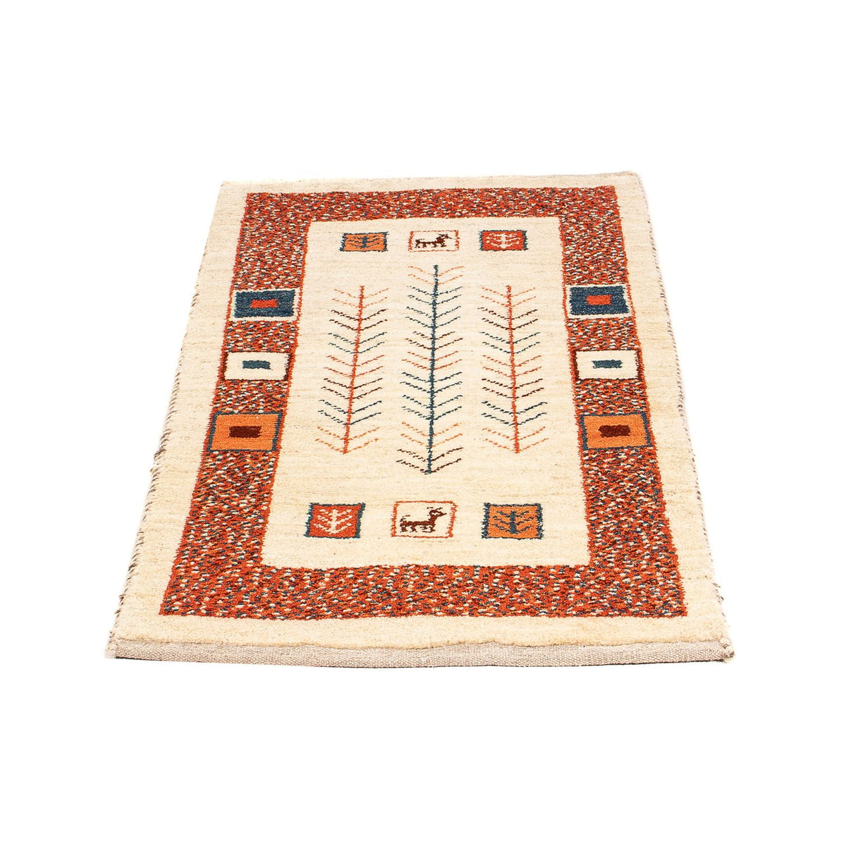 Tappeto Gabbeh - Persero - 102 x 57 cm - beige