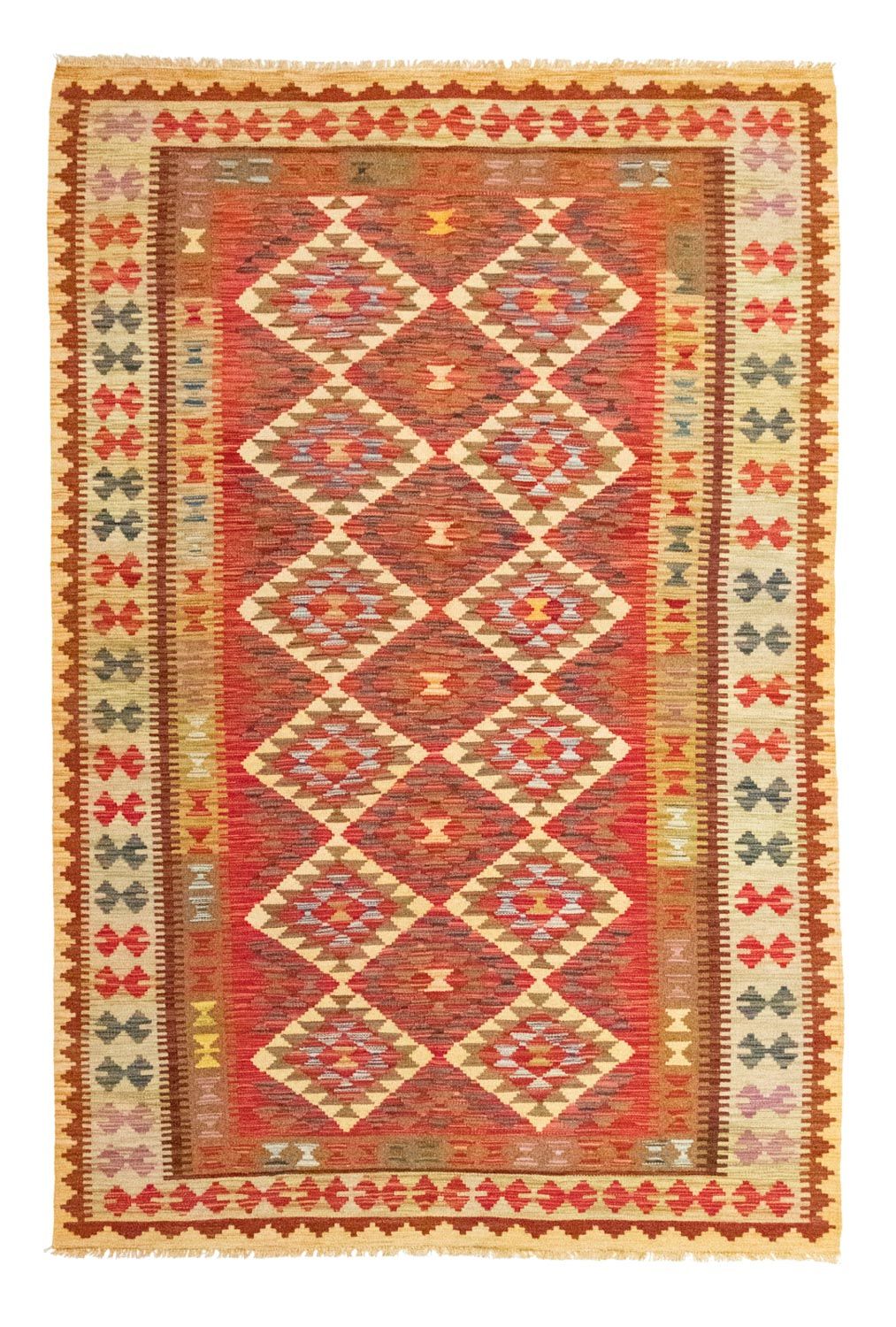 Tappeto Kelim - Orientale - 242 x 156 cm - arancione