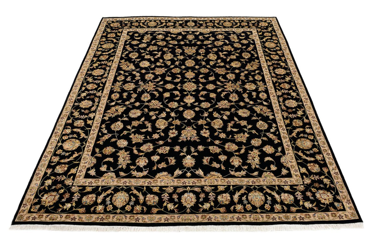 Tappeto orientale - Tabriz - 304 x 236 cm - blu scuro