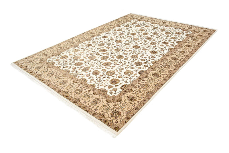 Tappeto orientale - Tabriz - 307 x 215 cm - crema
