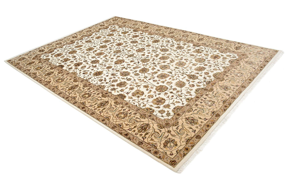 Tappeto orientale - Tabriz - 307 x 215 cm - crema