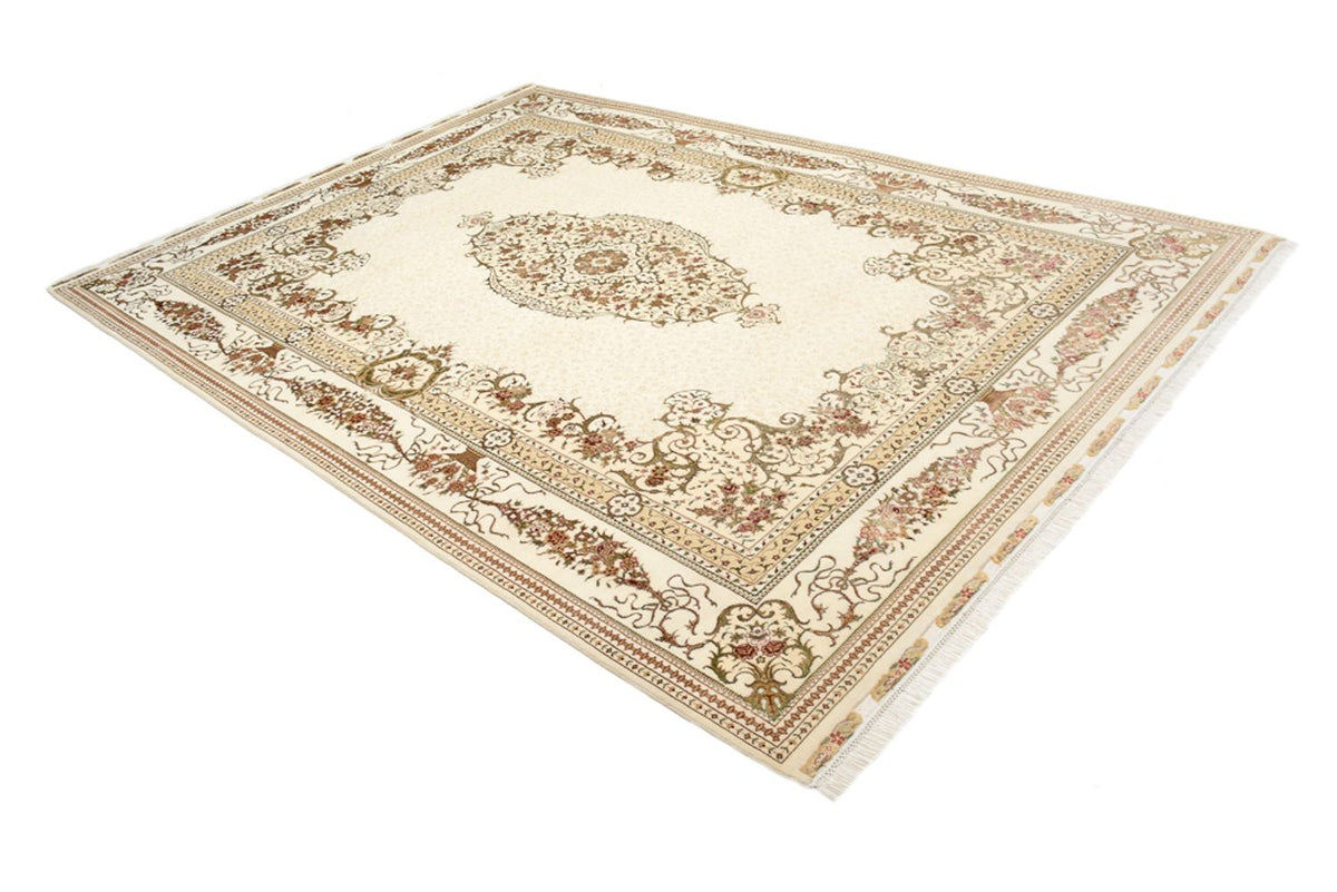 Tappeto orientale - Tabriz - 304 x 209 cm - crema
