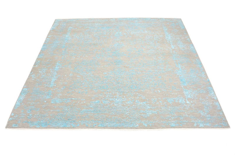 Tappeto di design quadrato  - 308 x 303 cm - blu chiaro