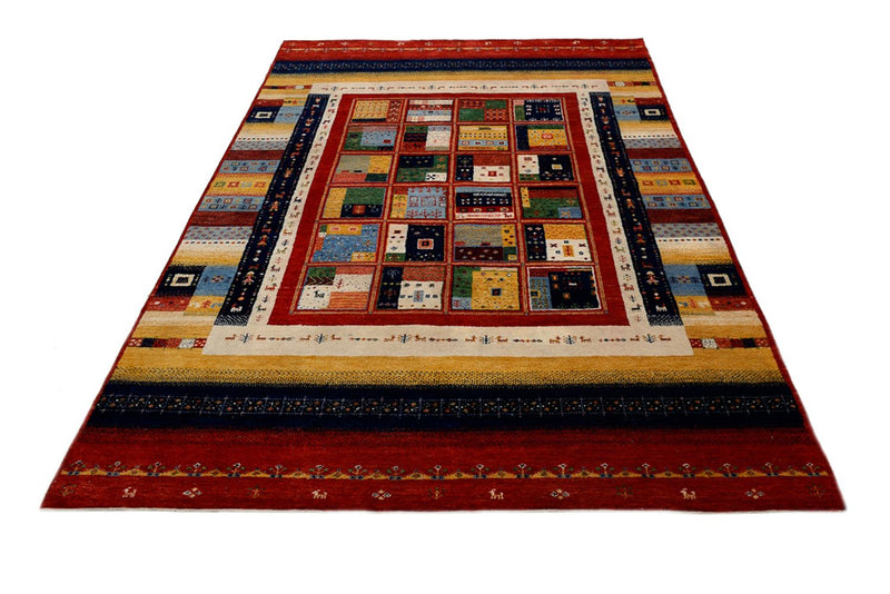 Tappeto Gabbeh - Loribaft Indus - 242 x 173 cm - multicolore