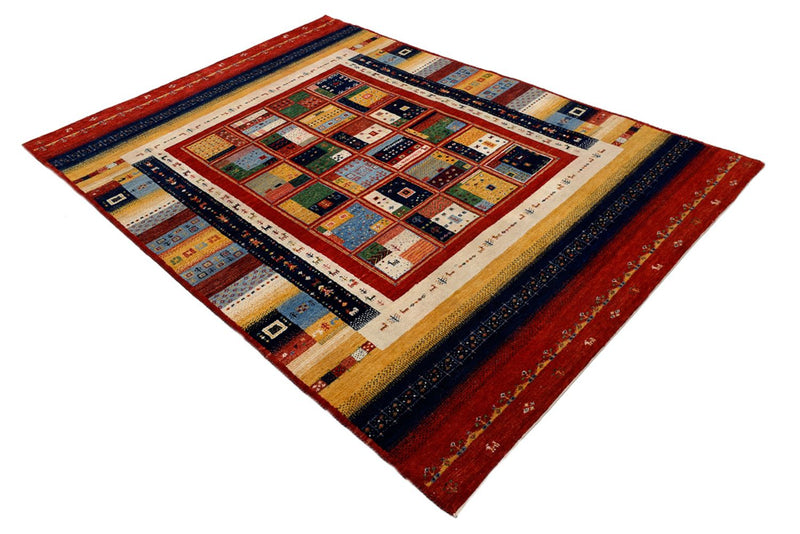 Tappeto Gabbeh - Loribaft Indus - 242 x 173 cm - multicolore