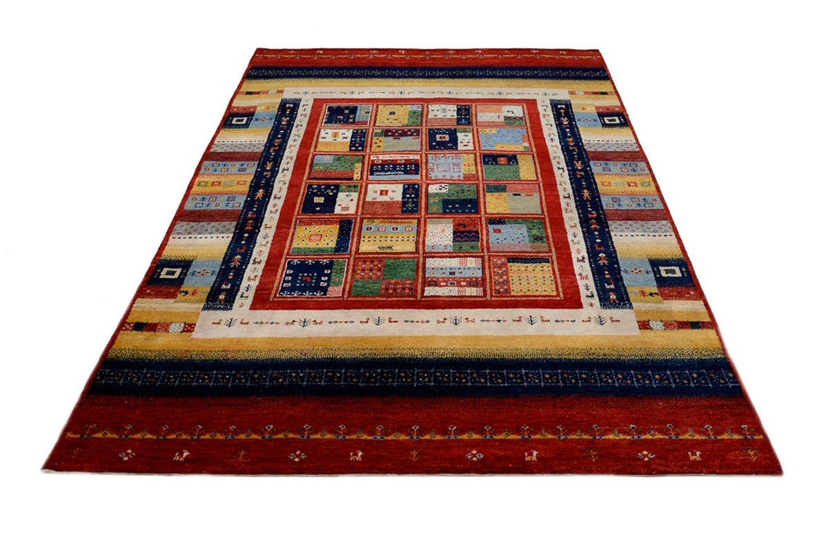 Tappeto Gabbeh - Loribaft Indus - 242 x 173 cm - multicolore