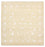 Tappeto orientale quadrato - 253 x 251 cm - beige chiaro
