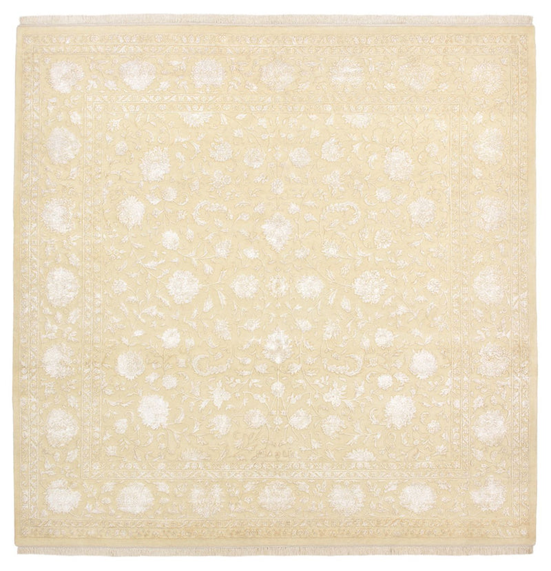 Tappeto orientale quadrato  - 253 x 251 cm - beige chiaro
