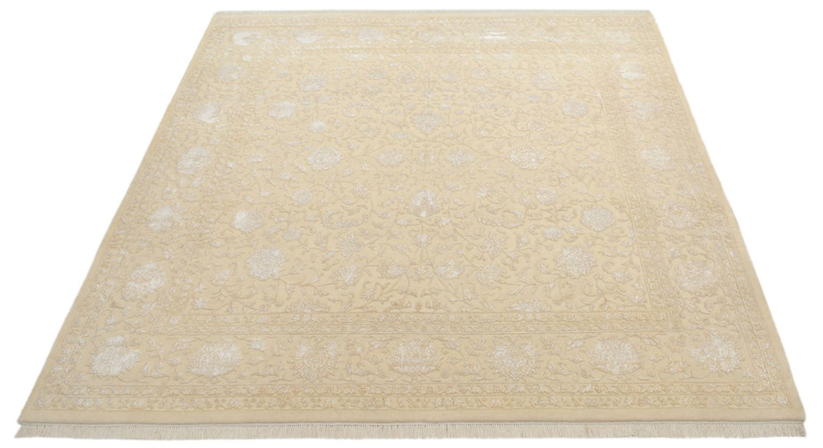 Tappeto orientale quadrato  - 253 x 251 cm - beige chiaro