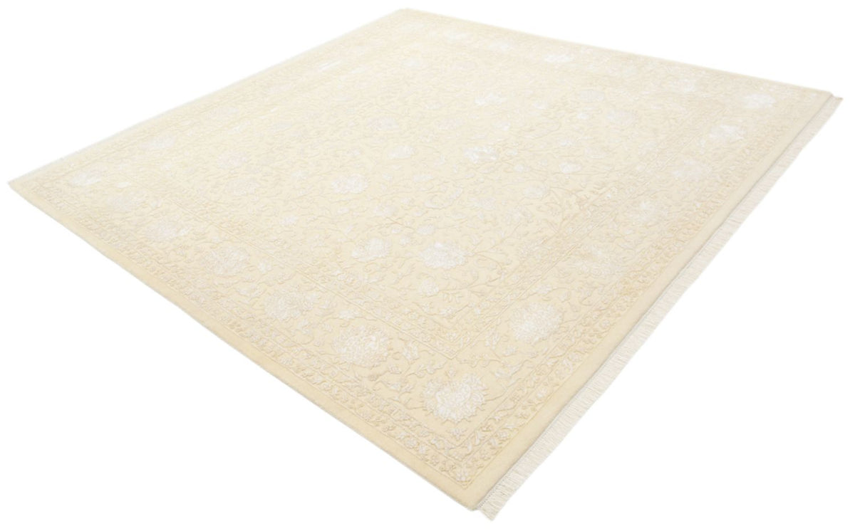 Tappeto orientale quadrato  - 253 x 251 cm - beige chiaro