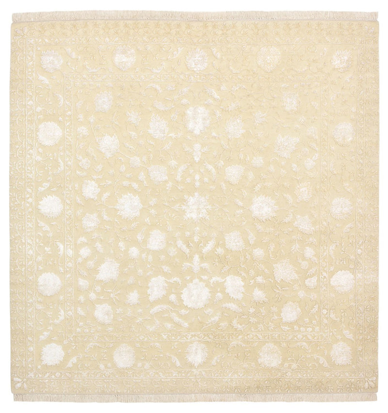 Tappeto orientale quadrato  - 206 x 205 cm - beige chiaro