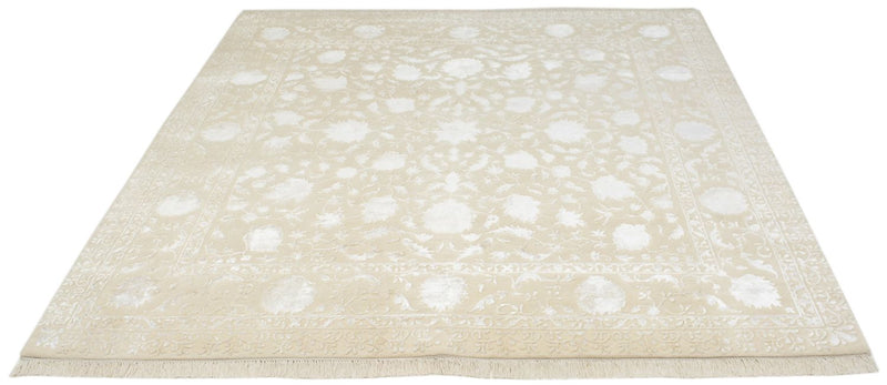 Tappeto orientale quadrato  - 206 x 205 cm - beige chiaro
