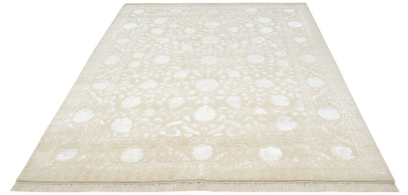 Tappeto orientale - 253 x 207 cm - beige chiaro